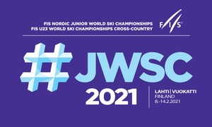 Zdjęcie przedstawia logo Mistrzostw Świata Juniorów w narciarstwie klasycznym